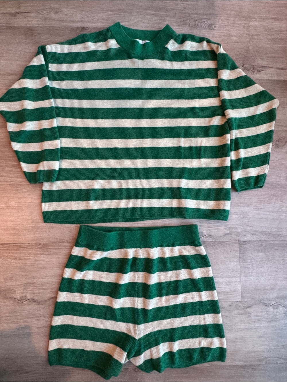 Free People Malibu Striped Surf Sweater Set L - Picture 2 of 7